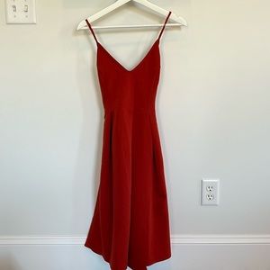 Elia Cher orange dress